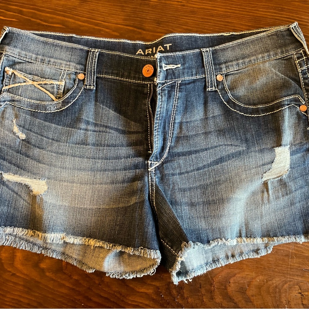 Ariat Women's Blue Denim Shorts